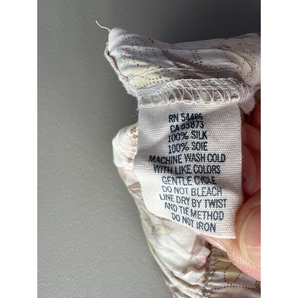 American Eagle Outfitters Silk Floral A Line Tiered Skirt Womens Size 8 Boho - Picture 5 of 7